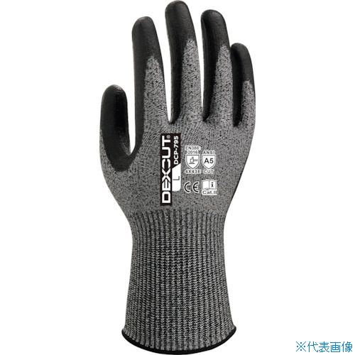 ■Weed 耐切創手袋 DEXCUT DCP−795 ウレタン背抜き Sサイズ DEDCP795S1P(3841505)