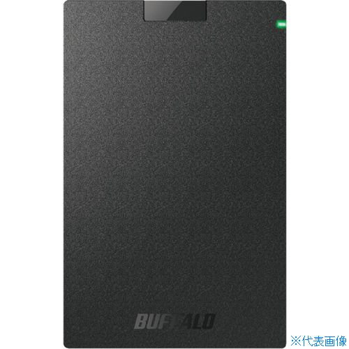 ■バッファロー ミニステーション USB3.1(Gen.1)対応 ポータブルHDD スタンダードモデル ブラック 2TB HDPCG2.0U3GBA(3847743)
