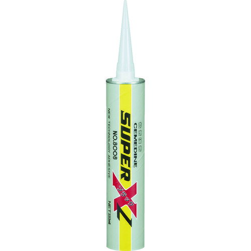 ■セメダイン スーパーX8008L ブラック 333ml (低粘度品) AX-126 AX126(3849970)