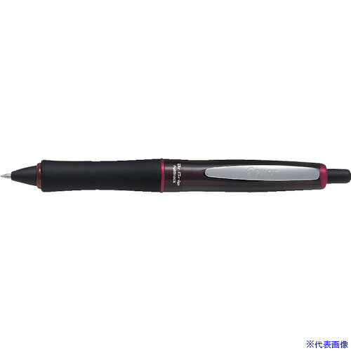■PILOT 油性ボールペン ドクターグリップフルブラック ボルドー BDGFB80FBO(3852882)