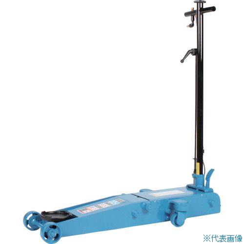 ■長崎ジャッキ 低床エアーガレージジャッキ ミドル 1.8TON NLA1.8HP(3872175)[法人限定][直送元]