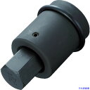 ■TONE インパクト用ヘキサゴンソケット(差替式) 差込角25.4mm 対辺寸法24mm 8AH24H(3876136)