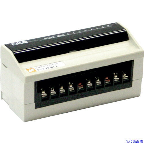 オレンジブック トラスコ中山　TRUSCONKE 省配線機器ユニライン トランジスタ出力 8点 PTV-H08T2 〔品番:PTVH08T2〕[ 注番:3892836]特長●設備のI／O信号を1本のケーブルにまとめることができる省配線機器です。●配線を省配線化することにより、断線リスクの減少とメンテナンス性の向上が図れます。●この商品はセンドユニットからの信号をパラレル信号に変換してNPNトランジスタ出力とする多点出力用ターミナルユニットです。●電圧低下検知機能、各出力には短絡保護機能が備わっています。●分岐配線時の断線検知機能に対応しています。●◎伝送距離設定やH機能のON/OFFも、スイッチで簡単に変更が可能です。用途●I／O信号の省配線化に。●設備の品質管理に。仕様●幅(mm)：100●長さ(mm)：40●厚さ(mm)：46.5仕様2●パワーターミナル●トランジスタ出力●I/O点数：8点●ON電流：200 mA max.●電源(V)：DC24V(＋15％.-10％)●耐ノイズ●1200Vp-p(パルス幅1μs)材質/仕上●基板：FR-4セット内容/付属品注意●人命に関わる用途への使用はできません。原産国（名称）日本JANコード本体質量130gオレンジブック トラスコ中山　TRUSCONKE 省配線機器ユニライン トランジスタ出力 8点 PTV-H08T2 〔品番:PTVH08T2〕[注番:3892836][本体質量：130g]〔包装時質量：229g〕分類》電子機器》電設配線部品》配線システム☆納期情報：オレンジブック掲載以外でメーカー直送品【法人限定＝会社名ご記入お願い致します。】