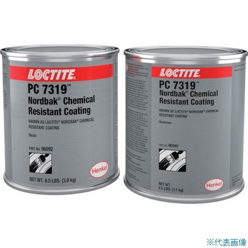 オレンジブック トラスコ中山　TRUSCOロックタイト 高機能耐摩耗剤 PC7319 耐溶剤・薬品コーティング CRC 5kg 〔品番:209816〕[ 注番:3907016]特長●化学薬品などの強度の腐食から機器を保護するのに適しています。●摩耗に強く、光沢のある表面に仕上がり、乱流やキャビテーションから設備を守ります。用途●交換、コンデンサー、冷却ポンプ、インペラー、ポンプのキャビテーションなどの表面再仕上げ、タンクやシューターなどのライニング仕様●色：灰●可使時間(25℃)：28〜40分●硬化時間(25℃)：16時間●耐熱温度(℃)：65●容量(kg)：5●可使時間：30分●硬化時間：16時間●使用温度(℃)：-29〜65仕様2●耐薬品性ケミカルコーティング剤材質/仕上●主成分：エポキシセット内容/付属品注意●ブラシ塗布可能原産国（名称）アメリカJANコード本体質量5kgオレンジブック トラスコ中山　TRUSCOロックタイト 高機能耐摩耗剤 PC7319 耐溶剤・薬品コーティング CRC 5kg 〔品番:209816〕[注番:3907016][本体質量：5kg]《包装時基本サイズ：174×174×190》〔包装時質量：6kg〕分類》化学製品》接着剤・補修剤》金属用補修剤☆納期情報：メーカー取り寄品（弊社より発送）