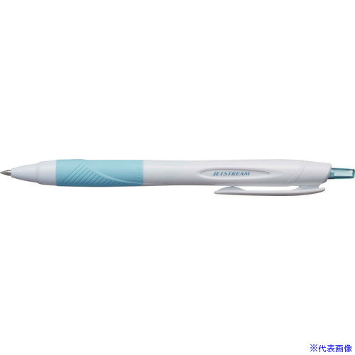■uni 油性ボールペン ジェットストリーム スタンダード 単色 名入専用商品 0.5mm 軸色:白スカイブルー インク色:黒 SXN15005NW.48(3913146)×100[送料別途お見積り][法人限定][掲外取寄]