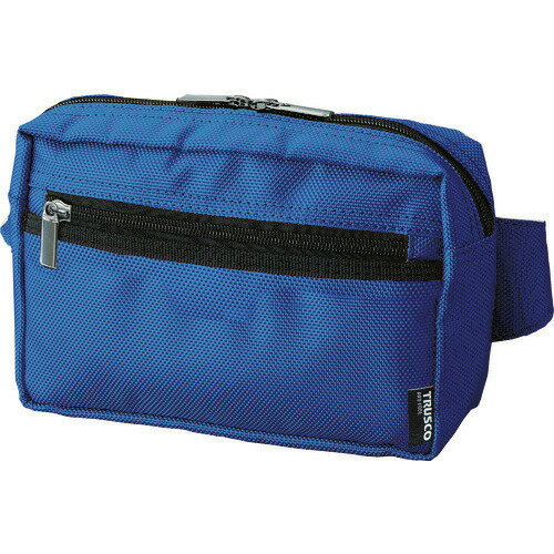 ■TRUSCO コンパクトウエストポーチ ブルー TCCWPBL(3926508)