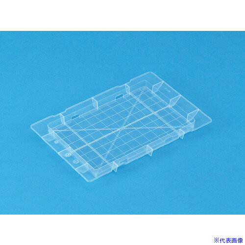 ■サンコー むき貝トレー−3透明 100153 10015300TM(3926650)[送料別途お見積り][法人限定][外直送]