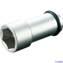 ■TONE インパクト用ロングソケット 対辺寸法38mm 全長100mm 6NV38L(3956270)
