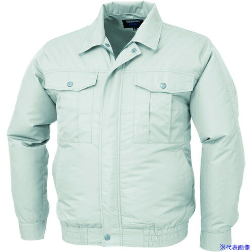 オレンジブック トラスコ中山　TRUSCOジーベック 空調服ポリエステル100ブルゾンKU90540-K6-M 〔品番:KU90540K6M〕[ 注番:3956619]特長●表面に雨や汚れた水などをはじく撥水加工を施しています。●右内側電池ボックス専用ポケットです。●左内側バッテリー専用ポケットです。●袖口アジャストボタンです。●首元調整ヒモです。仕様●色：シルバー●着丈(cm)：64●胸囲(cm)：116●タイプ：ポケット仕様2●透湿性●紫外線カット●UPF50＋材質/仕上●ポリエステル100％セット内容/付属品注意●ファン、バッテリー、ケーブルは別売です。原産国（名称）中国JANコード4991714513473本体質量350gオレンジブック トラスコ中山　TRUSCOジーベック 空調服ポリエステル100ブルゾンKU90540-K6-M 〔品番:KU90540K6M〕[注番:3956619][本体質量：350g]分類》環境改善用品》暑さ対策用品》冷却衣服☆納期情報：メーカー取り寄品（弊社より発送）