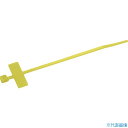 ■TRUSCO マーキングタイ 長さ100mm (100本入) TRMCU100Y(3961920)