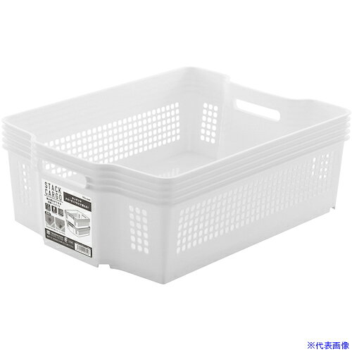 オレンジブック トラスコ中山　TRUSCO不動技研 スタックカーゴ ワイド浅型 W F2520 〔品番:016528〕[ 注番:3974274]特長●積み重ねて使える収納ボックスです。●向きを180度回転させると積み重ねることができます。●同サイズだけでなく、同じ幅の深型タイプとも積み重ね可能です。●押し入れやクローゼット内の収納から、キッチンでの食料品のストックまで様々なシーンで使用可能です。●側面メッシュで通気性があり、湿気が気になる収納場所でも気軽に使えます。●浅型タイプはベッド下収納にも丁度いい高さ19cmです。●コロ付きなので移動もラクラクです。●お手入れのしやすいプラスチック製です。用途●様々なシーンでの収納に。仕様●色：ホワイト●外形寸法(mm)間口：374●外形寸法(mm)奥行：492●外形寸法(mm)高さ：177●有効内寸(mm)間口：334●有効内寸(mm)奥行：424●有効内寸(mm)高さ：154仕様2●バスケット収納材質/仕上●ポリプロピレンセット内容/付属品注意原産国（名称）日本JANコード4962191016528本体質量890gオレンジブック トラスコ中山　TRUSCO不動技研 スタックカーゴ ワイド浅型 W F2520 〔品番:016528〕[注番:3974274][本体質量：890g]《包装時基本サイズ：492×374×177》〔包装時質量：890g〕分類》物流・保管用品》収納用品》収納ボックス☆納期情報：オレンジブック掲載以外でメーカー直送品【法人限定＝会社名ご記入お願い致します。】