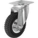 ■シシク 空気入車輪付キャスター 自在 220mm AIJ2.504(3985431)