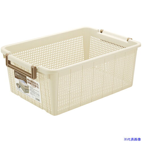 オレンジブック トラスコ中山　TRUSCO不動技研 重ね収納バスケット(L) IV F35102 〔品番:351407〕[ 注番:3992153]特長●積み重ねできる収納バスケットです。●取っ手を内側に倒すと積み重ねることができます。●同サイズだけでなく、同シリーズのLSサイズと積み重ね可能です。●クローゼット内の衣類整理やランドリーの収納にピッタリです。●お手入れのしやすいプラスチック製です。用途●クローゼット、ランドリーの収納に。仕様●色：アイボリー●外形寸法(mm)間口：376●外形寸法(mm)奥行：540●外形寸法(mm)高さ：210●有効内寸(mm)間口：310●有効内寸(mm)奥行：445●有効内寸(mm)高さ：154仕様2●バスケット収納材質/仕上●ポリプロピレンセット内容/付属品注意原産国（名称）日本JANコード4962191351407本体質量455gオレンジブック トラスコ中山　TRUSCO不動技研 重ね収納バスケット(L) IV F35102 〔品番:351407〕[注番:3992153][本体質量：455g]《包装時基本サイズ：540×376×210》〔包装時質量：455g〕分類》物流・保管用品》収納用品》収納ボックス☆納期情報：オレンジブック掲載以外でメーカー直送品【法人限定＝会社名ご記入お願い致します。】