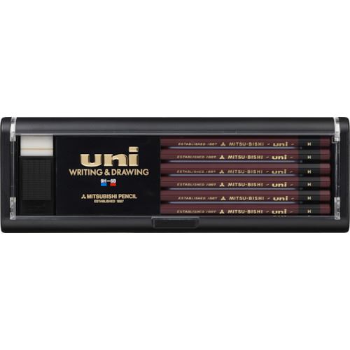 ■uni ユニ鉛筆 H (12本入) UH(4008430)