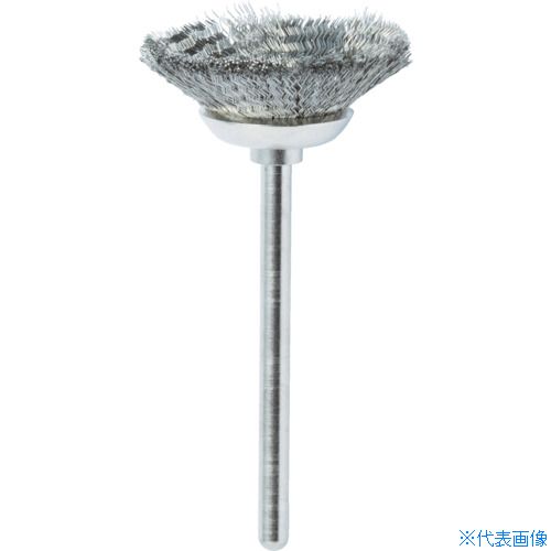 ■TRUSCO ベベル型ブラシ Φ25 ステン 253B4(4009975)
