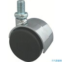 ■トーシン ねじ込み双輪キャスター 50径 自在ボルト M8x1.25 W50BM8XP1.25(4041798)