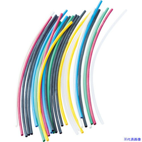■PANDUIT 熱収縮チューブ カラーコンビネーションパック 1S(袋)=24本 HSTT09YK1(4045483)