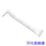 オレンジブック トラスコ中山　TRUSCOモクバ印 逆ぞりヘラバール(尾割れ)40mm幅×190mm 〔品番:CP17〕[ 注番:4048156]特長●頭部の逆ぞり形状で、壁際の釘も抜きやすい形状です。●腰板・床板などの取外し作業にテコとして幅広く使用可能です。●尾部は非常に薄く幅広につくられています。狭い隙間にも入りやすく、作業性を向上させます。用途●釘抜き、テコ作業に。●石膏ボードやサイデイング等の持ち上げ作業。●フローリングの幅寄せ作業。●ハガシ作業。仕様●全長(mm)：190●尾部幅(mm)：40●タイプ：尾割形仕様2●クロームメッキ材質/仕上●機械構造用炭素鋼セット内容/付属品注意原産国（名称）日本JANコード4960408008410本体質量140gオレンジブック トラスコ中山　TRUSCOモクバ印 逆ぞりヘラバール(尾割れ)40mm幅×190mm 〔品番:CP17〕[注番:4048156][本体質量：140g]《包装時基本サイズ：269×82×24》〔包装時質量：174g〕分類》手作業工具》ハンマー・刻印・ポンチ》バール☆納期情報：仕入れ先通常在庫品 (欠品の場合有り)