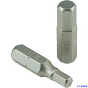 ■TONE オフセット式ラチェットドライバー用ビット ヘキサゴンビット 二面幅寸法2.5mm BTH2.5S(4057457)
