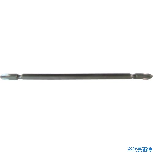 ■近江 小型精密用ビット 六角5 溝14差込 Wビット 刃先+2 全長120mm V14W2120(4061527)×10