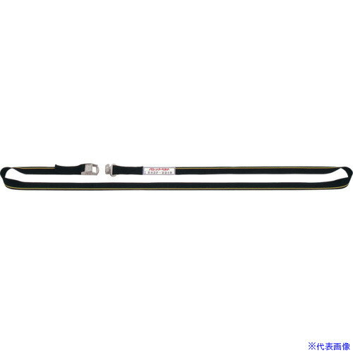 ■OH 固定ベルト パレットベルト 横巻タイプ バックル付ベルト Bタイプ ベルト幅50mm ポリプロピレン 黒..