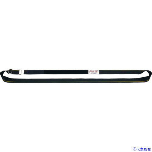 ■OH 固定ベルト パレットベルト 横巻タイプ アジャスターマジック ベルト幅50mm ポリプロピレン 黒 有..