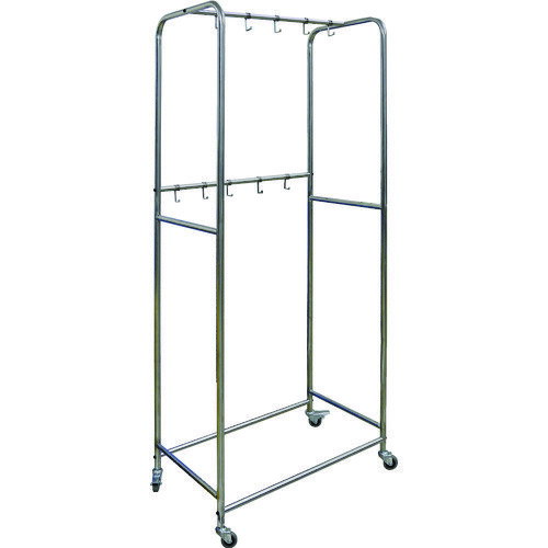 ■テラモト モップハンガー ステンクリーンストレージ CE4911050(4096568)[送料別途お見積り][法人限定]