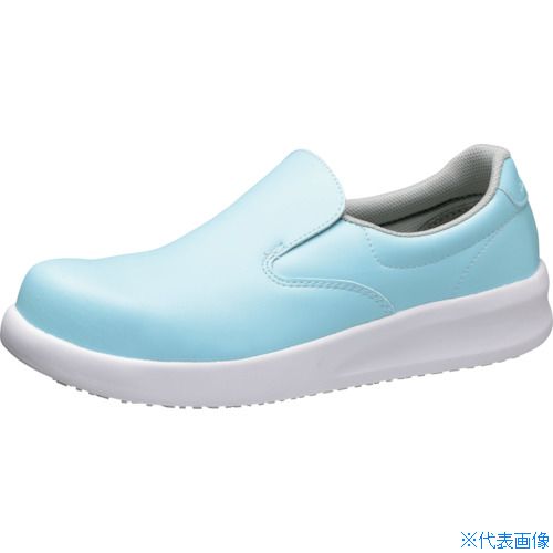 ■ミドリ安全 先芯入り超耐滑作業靴 ハイグリップ・ザ・フォース NHF−600 ブルー 27.5cm NHF600BL27.5(4100515)(4.0)