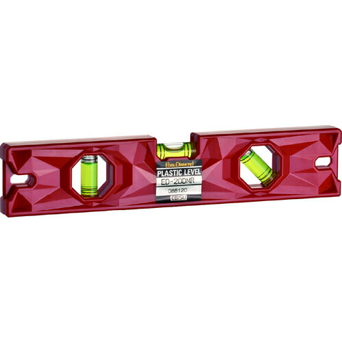 ■エビスダイヤモンド 勾配計 プラスチックレベル レッド ED20DMR(4104978)