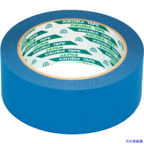 ■菊水 クロスロン床養生用テープ青 40mm×25m 16411000(4110566)×48[送料別途見積り][法人・事業所限定]..