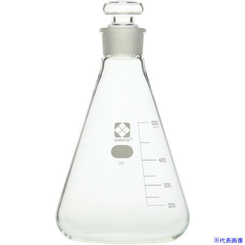 乐天商城 - ■SIBATA 共栓三角フラスコ 500mL 10入 0103300500A(4113499)[送料別途お見積り][法人限定][掲外取寄]