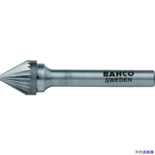 オレンジブック トラスコ中山　TRUSCOBAHCO 超硬バー 円錐60° シングルカット 刃径16×刃長16mm 〔品番:BAHJ1616M06〕[ 注番:4135563]特長●硬度HRC67までの材料の切削が可能です。●ヘッド部硬度はおよそ1500HVです。用途●ルーターを使用した材料の切削加工。仕様●形状：円錐60°(シングルカット)●刃径(mm)：16●刃長(mm)：16●軸径(mm)：6●全長(mm)：56●最高使用回転数(rpm)：25000●オール超硬/ロー付：ロー付仕様2●刃先形状：シングルカット材質/仕上●タングステンカーバイトセット内容/付属品注意●作業時は必ず安全帽、安全メガネなどの保護具をご着用ください。●最高使用回転数は推奨値です。原産国（名称）スウェーデンJANコード7311518187439本体質量35gオレンジブック トラスコ中山　TRUSCOBAHCO 超硬バー 円錐60° シングルカット 刃径16×刃長16mm 〔品番:BAHJ1616M06〕[注番:4135563][本体質量：35g]《包装時基本サイズ：20×85×20》〔包装時質量：44g〕分類》電動・油圧・空圧工具》研削研磨用品》超硬バー☆納期情報：仕入れ先通常在庫品 (欠品の場合有り)