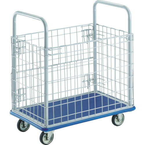 ■TRUSCO プレス製台車 ドンキーカート 金網付1225×775 507N(4145658)[送料別途お見積り][法人限定][メーカー取寄]