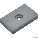 ■TRUSCO フェライト磁石 角形・穴あり 40mmX25mmX5.2mm 1個入 TF40KA251P(4151895)