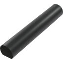 ■TRUSCO 安心クッション かまぼこ型 1本入り ブラック TAC111(4157354)