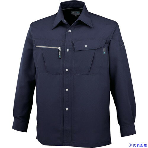 ■CHUSAN 長袖シャツコンM 300102M(4164179)[送料別途見積り][法人・事業所限定][掲外取寄](4.0)