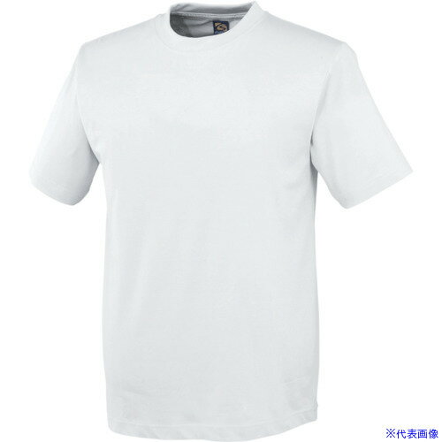 Rakuten - ■CHUSAN 半袖Tシャツ(ポケットなし)シロLL 140418LL(4164860)[送料別途お見積り][法人限定][掲外取寄]