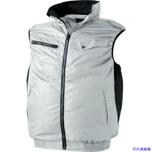 ■CHUSAN WZ ミニリップ・ベスト シルバー M 910226M(4165431)[送料別途見積り][法人・事業所限定][掲外取寄]