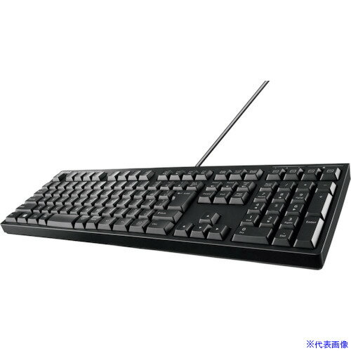 ■バッファロー USB接続 有線ディープストロークパンタグラフキーボード ブラック BSKBU510BK(4170659)[送料別途見積り][法人・事業所限定][掲外取寄]