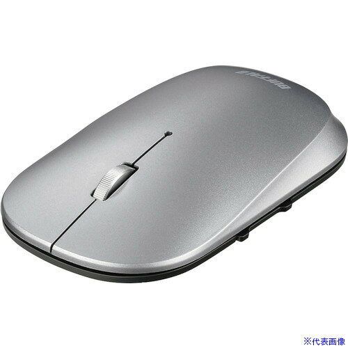 オレンジブック トラスコ中山　TRUSCOBUFFALO 薄型 5ボタン Bluetooth BlueLEDマウス ノーマル シルバー 〔品番:BSMBB530NSV〕[ 注番:4172257]特長●レシーバー不要のBluetooth接続でスマートに使えます。●持ち運びに便利なスリムボディー ●「戻る」「進む」ボタンで快適ブラウジング ●スリムでも操作しやすいデザイン ●持ち運びのリスクを軽減する耐衝撃ボディー ●擦れや指紋汚れに強い表面コーティング ●パワーポイントのスライド操作ができるプレゼンテーションモードを搭載しています。●プレゼンテーションモード動作 ●さまざまなデスク環境でも快適に操作できる読取性能 ●静かな場所でも操作音が気にならない静音設計 仕様●色：シルバー●縦(mm)：111●横(mm)：62●厚さ(mm)：26●ボタン数：5●インターフェース：Bluetooth 5.0 Class2/HID、HOGP(HID over GATT Profile)●読取り方式：BlueLED光学式●対応OS：Windows 10/8、Mac、iPadOS、iOS、Android●分解能：1200●接続方式：無線●Bluetooth5.0●BlueLED●静音●ボタン数(個)：5(戻る/進むボタン付)●適合OS：Windows 10/8、Mac、iPadOS、iOS、Android仕様2●電源：単3形乾電池×1本（付属）材質/仕上セット内容/付属品注意原産国（名称）非公開JANコード4950190381853本体質量60gオレンジブック トラスコ中山　TRUSCOBUFFALO 薄型 5ボタン Bluetooth BlueLEDマウス ノーマル シルバー 〔品番:BSMBB530NSV〕[注番:4172257][本体質量：60g]《包装時基本サイズ：225×130×30》分類》オフィス・住設用品》OA用品》マウス・キーボード☆納期情報：仕入れ先通常在庫品 (欠品の場合有り)