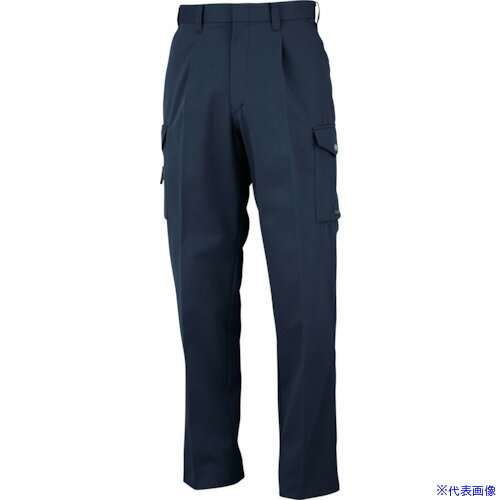 ■CHUSAN ワンタックカーゴパンツ コン 76 35050276(4177073)[送料別途見積り][法人・事業所限定][掲外..