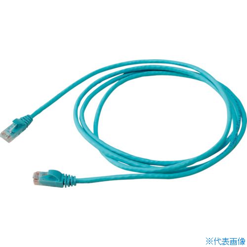 ■コーニング Cat6 UTPパッチコード3m ライトブルー VOL6UPBL3LBL(4182880)