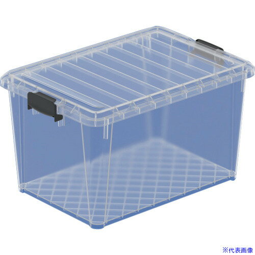 ■E-CON 透明フタ付きコンテナ 204451 エコンボックス#44Nセット 透明 20445101TM(4182900)[送料別途見..