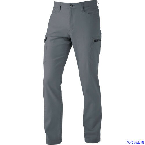 ■CHUSAN ドビーストレッチT/C メンズカーゴパンツ オリーブグリーン 76 281581676(4191563)[送料別途見積り][法人・事業所限定][掲外取寄]