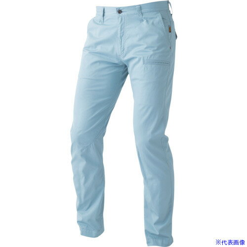 ■CHUSAN 綿100％スラックス ブルーグレー 110 77002361110(4191702)[送料別途見積り][法人・事業所限定][掲外取寄]