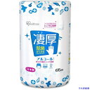 ■IRIS 288655 除菌ができるウェットティッシュ凄厚 ボトル アルコールタイプ 65枚 WTB65A(4196625)