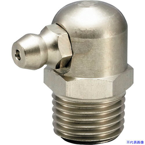 ■FLOBAL SUSグリースニップルC型 PT1/4 33100302 NGC02S(4199199)×100[送料別途お見積り][法人限定][掲..