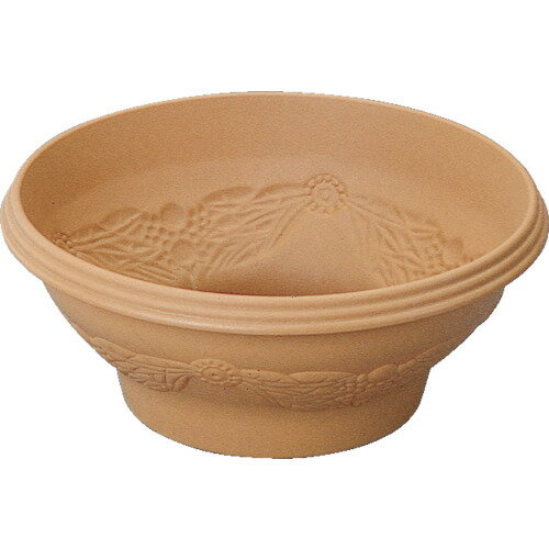 ■IRIS 191711 レリーフボールプランター テラコッタブラウン 360 RBP360TB(4200616)