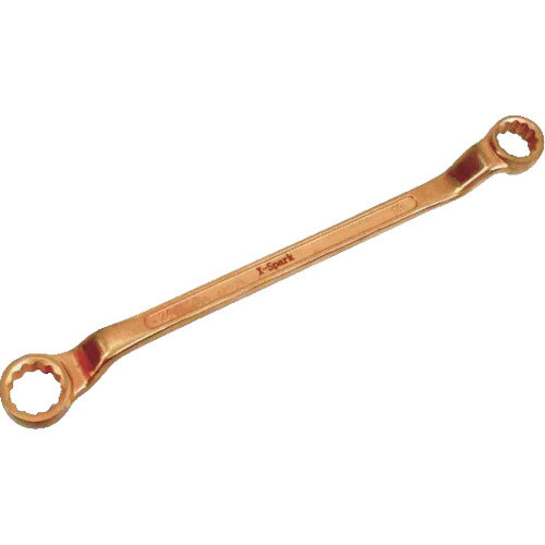 オレンジブック トラスコ中山　TRUSCOHAMACO 防爆工具 両口メガネレンチ(60度) 二面幅寸法(mm):32×36 〔品番:CBMM3236〕[ 注番:4209044]特長●めがね部は12角で、45°のオフセットです。●摩擦や衝撃を加えても火花が出ない工具です。●無発火性の他、非磁性や耐蝕性にも優れています。用途●化学工業、石油、製鉄、ガス産業、爆薬製造工場、造船所、航空業界、船舶搭載用、火力発電所、製薬工場、アルミ精製所、製粉工場、医療機器メンテナンス現場、クリーンルーム他。仕様●二面幅寸法(mm)：32×36●全長(mm)：410仕様2●米国認定機関　FM Approvals認定取得品材質/仕上●ベリリウム銅合金セット内容/付属品注意原産国（名称）中国JANコード4560357418058本体質量1145gオレンジブック トラスコ中山　TRUSCOHAMACO 防爆工具 両口メガネレンチ(60度) 二面幅寸法(mm):32×36 〔品番:CBMM3236〕[注番:4209044][本体質量：1145g]《包装時基本サイズ：55×415×45》〔包装時質量：1126g〕分類》手作業工具》防爆用品》防爆レンチ・スパナ☆納期情報：仕入れ先通常在庫品 (欠品の場合有り)