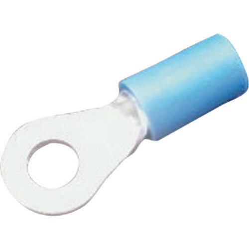 ■JST ビニル絶縁付丸型端子(ストレート形) RAA2-4 100個入り RAA24(4225911)